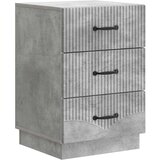  Noćni ormar Betonska siva 43 x 41 x 63 5 cm Konstruirano drvo - Betonska siva | shoptok.hr