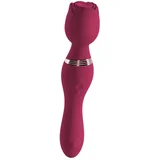 Igrače You2Toys You2Toys Rosenrot - masažni vibrator z vrtnico za polnjenje (rdeč)