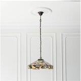 Endon 64385 - Luster na lancu Tiffany WILLOW 1xE27/60W/230V prečnik 35 cm Cene