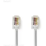 Spiralni Telefonski Kabel RJ10 Muski - RJ10 Muski 2.0m