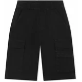 Marc Jacobs Otroške bombažne kratke hlače črna barva