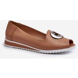 Boto Women's Court Shoes with Eco Leather Decoration Dark Beige Biolita | shoptok.hr
