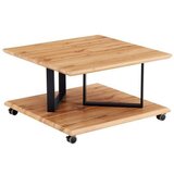 Time klubska miza, 80/45/80 cm črna, barve hrasta | Shoptok.si