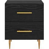  Noćni ormar s ladicama 2 pcs Crni hrast 40 x 35 x 47,5 cm | Eponuda.com