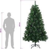  Umjetno božićno drvce 240 cm PVC i metal Zelena | shoptok.hr
