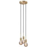 Nordlux visilica na sajli PACO 3xE27/25W/230V mesing | Eponuda.com