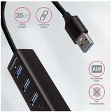 Axagon HMA-CR3A USB HUB, crni | shoptok.hr