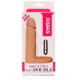 Ultra realisitčni dildo za duplu penetraciju sa vibracijom LVTOY00104