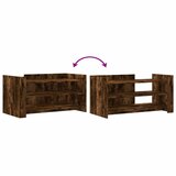 vidaXL Stolić za kavu boja dimljenog hrasta 100 x 50 x 50 cm od drva | shoptok.hr