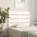  Uzglavlje bijelo 100 x 3 x 80 cm od masivne borovine | shoptok.hr
