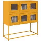 Komoda boja senfa 100,5x39x107 cm hladno valjani čelik | shoptok.hr