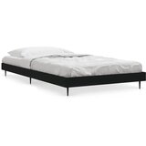  Okvir za krevet crni 120 x 200 cm konstruirano drvo | shoptok.hr