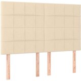  Posteljno vzglavje 4 kosa krem 72x5x78/88 cm blago, (20954008) | Shoptok.si