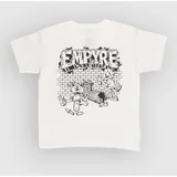 Trouble Cat Kids T-Shirt white