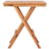  3-dijelni sklopivi bistro set od masivne tikovine | shoptok.hr
