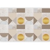  Foto tapeta - Beige and Gold Geometric Pattern 350x256 Premium | shoptok.hr