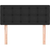  Posteljno vzglavje črno 90x5x78/88 cm umetno usnje, (20739802) | Shoptok.si