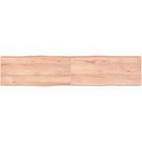 Stolna ploča svjetlosmeđa 180x40x(2-6) cm obrađena hrastovina | shoptok.hr