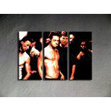  Ručno slikane slike na platnu na platnu POP Art Fight Club 3-dijelna () | shoptok.hr
