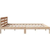  Okvir kreveta bez madraca 200 x 200 cm od masivne borovine | shoptok.hr
