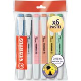 Stabilo osvetljevalec swing cool PASTEL, eko paket 6 kom, (21655753) Cene