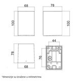 Svetiljka W10411 ZIDNA 1*GU10 IP65 BELA | Eponuda.com