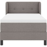vidaXL Postelja s vzmetnico Taupe 90x190 cm, (22051636) | Shoptok.si