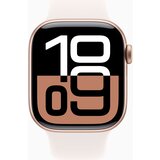 Apple Watch S10 Cellular 42mm Rose Gold aluminium case with Light Blush sport band - S/M, (21681406) Cene