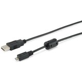 Equip kabel Usb 2.0 Type A To Micro-B 1.8 M Black, (21407008) | Shoptok.si