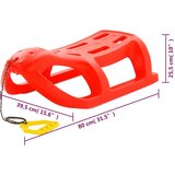  Saonice crvene 80 x 39,5 x 25,5 cm od polipropilena | shoptok.hr