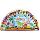 Učila Dinozavri - knjiga in 20 barvic Cene
