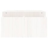  Stalak za monitor bijeli 100 x 27,5 x 15 cm od masivne borovine | shoptok.hr