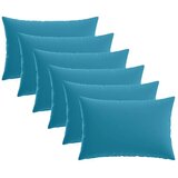  Presvlaka za jastuk 6 pcs HEERLEN Svjetloplava 40 x 60 cm - Svjetloplava 40 x 60 cm 6 | shoptok.hr