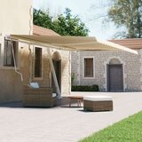  Samostojeća tenda na ručno uvlačenje 500 x 300 cm krem Cijene