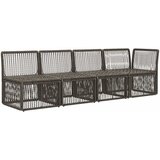 SOFA za 4 osobe s lijevom rukom 4 pcs 4-Broj sjedala Siva | shoptok.hr