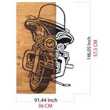 WALLXPERT dekorativni drveni zidni pribor chopper 1 | ePonuda.com
