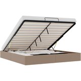 vidaXL Otomanski posteljni okvir brez vzmetnice kapučino 160x200 cm, (21607085) | Shoptok.si