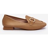 Boto Women's Flat Heel Moccasins with Decoration Camel Iluvana | Shoptok.si