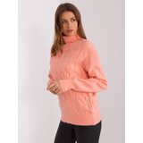 Wool Fashion Italia Sweater-AT-SW-23401.97P-Peach | Shoptok.si