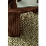 Ellos Home Okrogla klubska mizica z mizno ploščo iz mangovega lesa v temni naravni barvi ø 80 cm Bisselina – | Shoptok.si