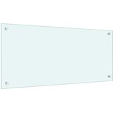  Kuhinjska zaštita od prskanja mliječna 90 x 40 cm kaljeno staklo | shoptok.hr