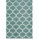 Asiatic Carpets Modra ročno tkana volnena preproga 80x150 cm Albany –