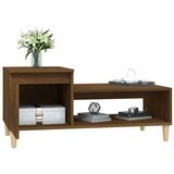  Klubska mizica Rjav hrast 100x50x45 cm inženirski les, (20714217) | Shoptok.si