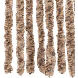  Zastor protiv muha bež-tamnosmeđi 56x185 cm od šenila | shoptok.hr
