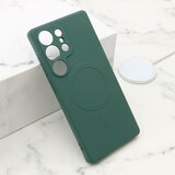  Maska VELVET TOUCH MagSafe za Samsung S938B Galaxy S25 Ultra 5G/ tamno zelena Cene