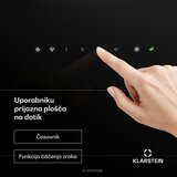 Klarstein SleekAir kosa kuhinjska napa | Režim ekstrakcije i recirkulacije zraka | Elegantan dizajn | 720 m³/h | 90 cm | shoptok.hr
