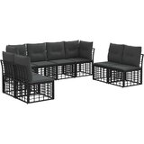  Set vanjskih sofa Crna Poliester | shoptok.hr