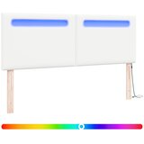  LED glava kreveta Bijelo 144 cm Lažna koža | shoptok.hr