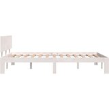  Posteljni okvir bel iz trdne borovine 120x200 cm, (20646269) | Shoptok.si