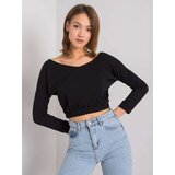 RUE PARIS Blouse-RV-BZ-6721.65-black | Shoptok.si